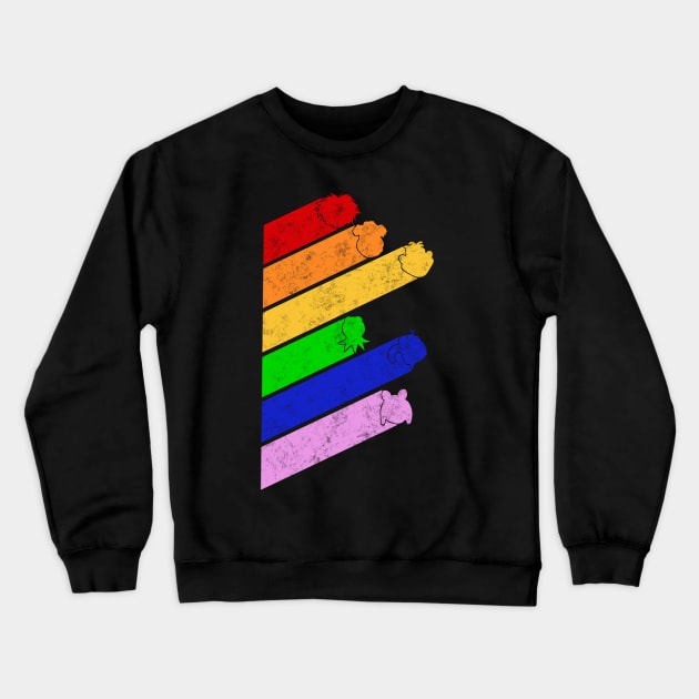 Muppets Rainbow Crewneck Sweatshirt by joefixit2